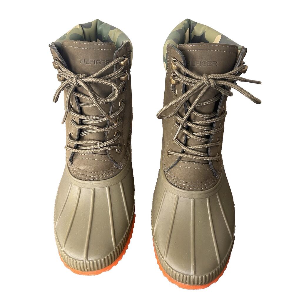 Tommy Hilfiger Colins 2 Waterproof Duck Boots Mens Size 9 Camouflage Waterproof